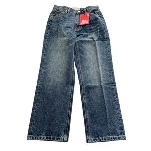 Hey Joanie Chelsea High Rise Straight Crop Jeans in Let's Stay Together